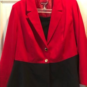2pc/2 color Skirt & Jacket Suit